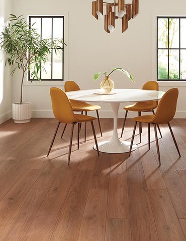 Dining Room Luxury Vinyl Plank LVP - Circle Floor Company in Parma, OH
