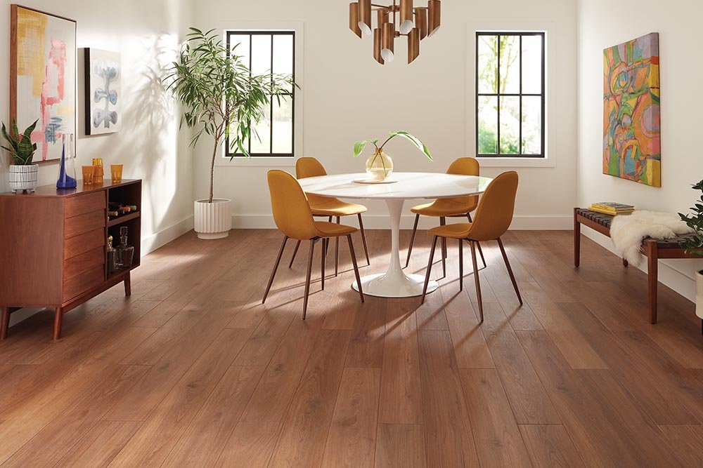 Dining Room Luxury Vinyl Plank LVP - Circle Floor Company in Parma, OH