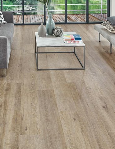 Living Room Luxury Vinyl Plank - Circle Floor Company in Parma, OH