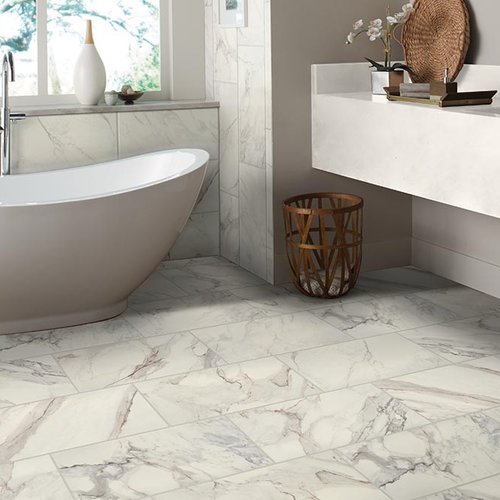 Bathroom Porcelain Marble Tile - Circle Floor Company in Parma, OH
