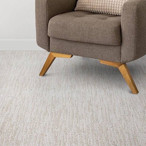 Living Room Linear Pattern Carpet - Circle Floor Company in Parma, OH