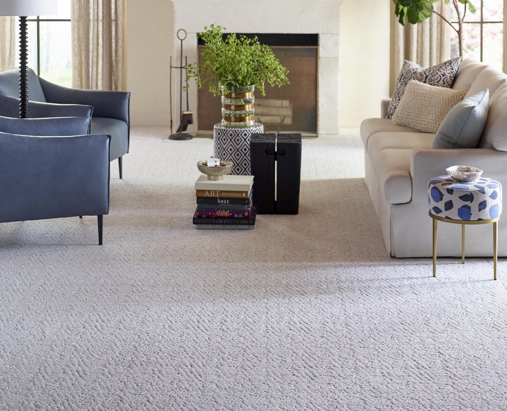 Living Room Pattern Carpet - Circle Floor Company in Parma, OH