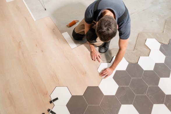 Flooring installation services in Parma, OH